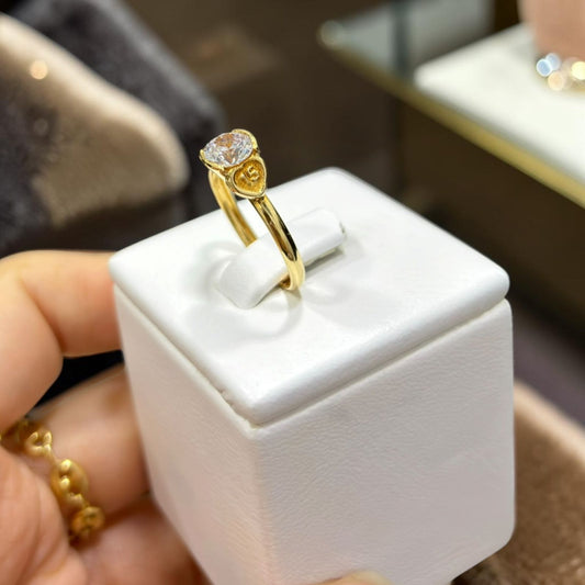 ANILLO 15 AÑOS PIEDRA BLANCA